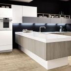 ar cucina Primavera legno con penisola e sgabelli offerta Sicilia Messina Catania 12